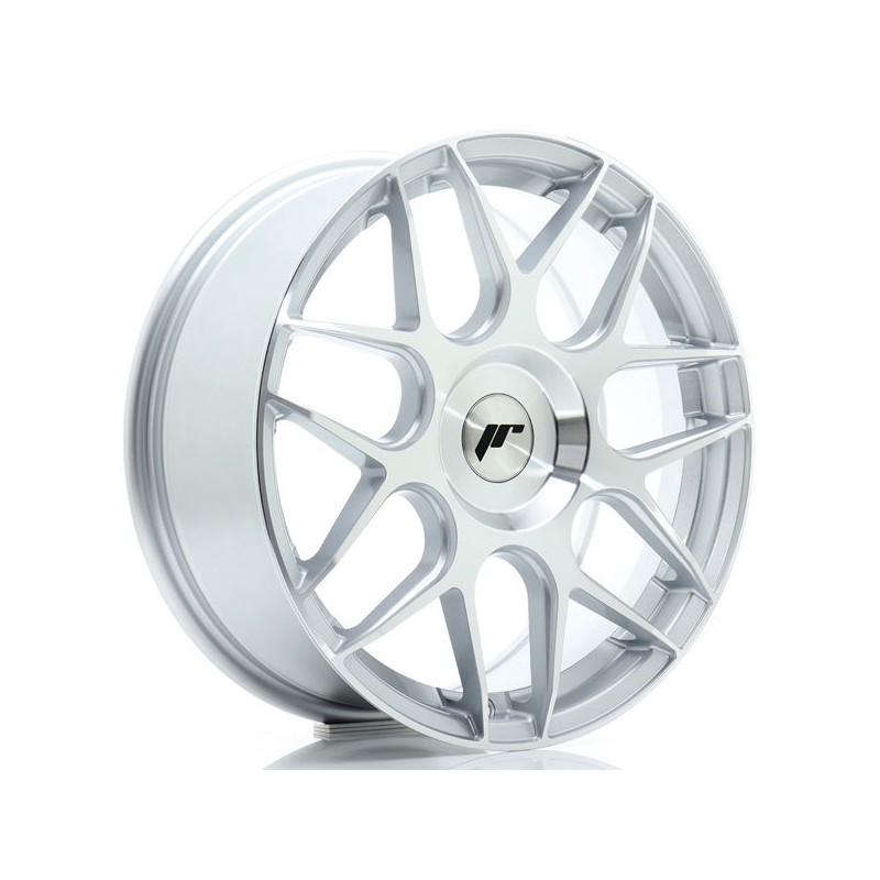 JR Wheels JR18 17x7 ET20-40 BLANK Silver Machined Face JR Wheels JR18 17x7 ET20-40 BLANK Silver Machined Face