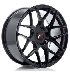 JR Wheels JR18 17x8 ET20-35 5H BLANK Gloss Black