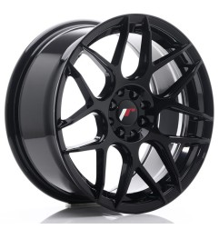 JR Wheels JR18 17x8 ET25 4x100/108 Glossy Black