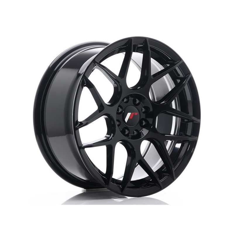 JR Wheels JR18 17x8 ET25 4x100/108 Glossy Black JR Wheels JR18 17x8 ET25 4x100/108 Glossy Black