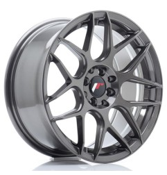 JR Wheels JR18 17x8 ET25 4x100/108 Hyper Gray