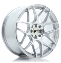 JR Wheels JR18 17x8 ET35 4x100/114 Silver Machined Face
