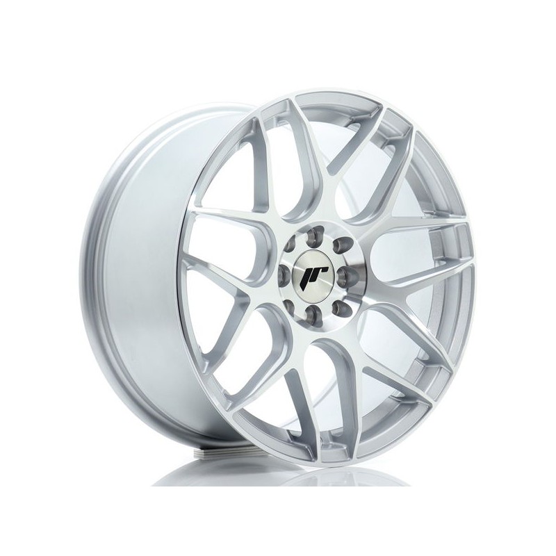 JR Wheels JR18 17x8 ET35 4x100/114 Silver Machined Face JR Wheels JR18 17x8 ET35 4x100/114 Silver Machined Face