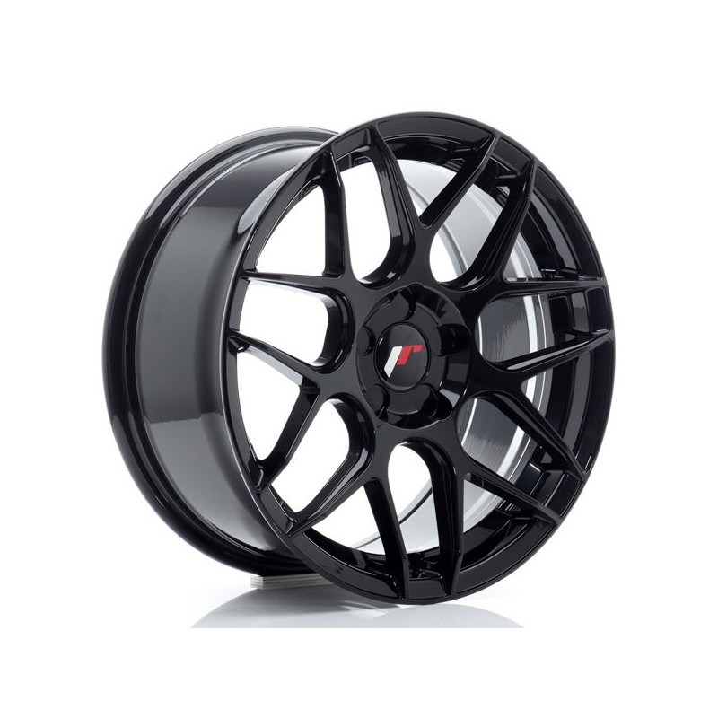 JR Wheels JR18 17x8 ET35 5H Blank Glossy Black JR Wheels JR18 17x8 ET35 5H Blank Glossy Black