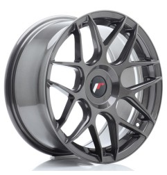 JR Wheels JR18 17x8 ET35 Blank Hyper Gray