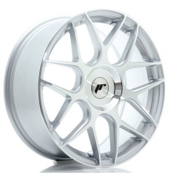 JR Wheels JR18 18x7,5 ET20-40 BLANK Silver Machined Face