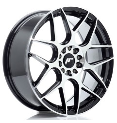 JR Wheels JR18 18x7,5 ET40 5x112/114 Black Machined Face