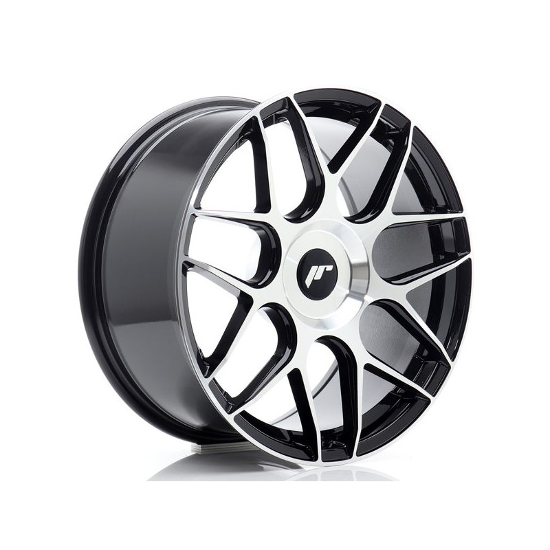 JR Wheels JR18 18x8,5 ET20-45 BLANK Black Machined Face