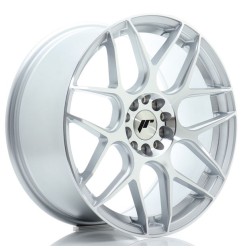 JR Wheels JR18 18x8,5 ET35 5x100/120 Silver Machined Face