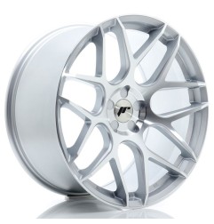 JR Wheels JR18 20x10 ET20-40 5H BLANK Silver Machined Face