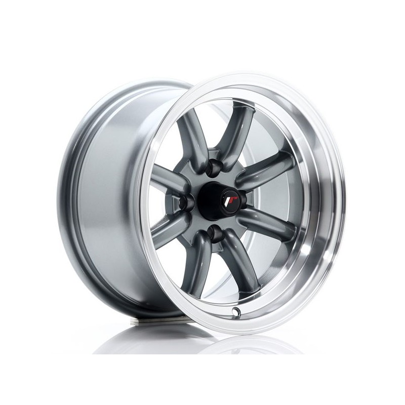 JR Wheels JR19 14x8 ET-13 4x100 Gun Metal JR Wheels JR19 14x8 ET-13 4x100 Gun Metal