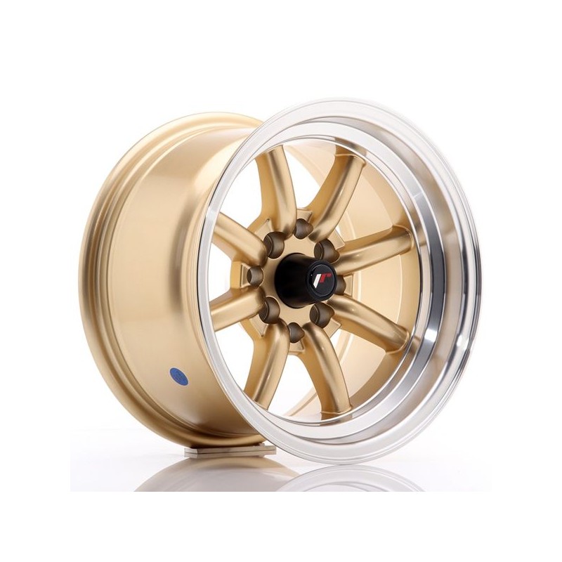 JR Wheels JR19 14x8 ET-13 4x100/114 Gold JR Wheels JR19 14x8 ET-13 4x100/114 Gold