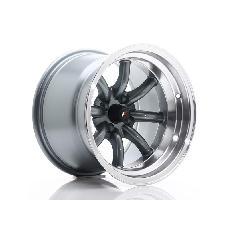 JR Wheels JR19 15x10,5 ET-32 4x100 Gun Metal JR Wheels JR19 15x10,5 ET-32 4x100 Gun Metal
