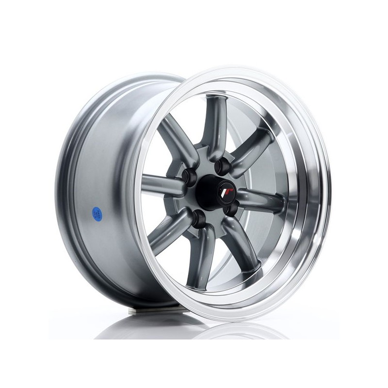 JR Wheels JR19 15x8 ET0 4x100 Gun Metal