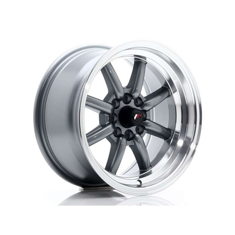 JR Wheels JR19 15x8 ET0 4x100/108 Gun Metal JR Wheels JR19 15x8 ET0 4x100/108 Gun Metal