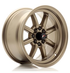 JR Wheels JR19 15x8 ET0 4x100/114 Matt Bronze