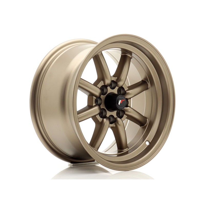 JR Wheels JR19 15x8 ET0 4x100/114 Matt Bronze