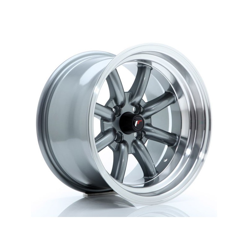 JR Wheels JR19 15x9 ET-13 4x100 Gun Metal