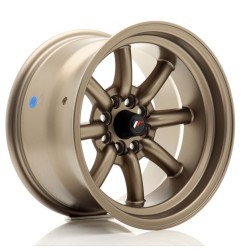 JR Wheels JR19 15x9 ET-13 4x100/108 Matt Bronze