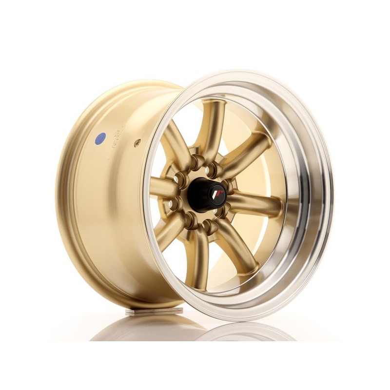 JR Wheels JR19 15x9 ET-13 4x100/114 Gold JR Wheels JR19 15x9 ET-13 4x100/114 Gold