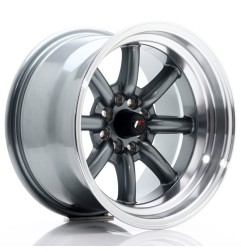 JR Wheels JR19 15x9 ET-13 4x100/114 Gun Metal