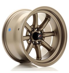 JR Wheels JR19 15x9 ET-13 4x100/114 Matt Bronze