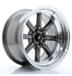 JR Wheels JR19 16x9 ET-15 4x100/114 Gun Metal