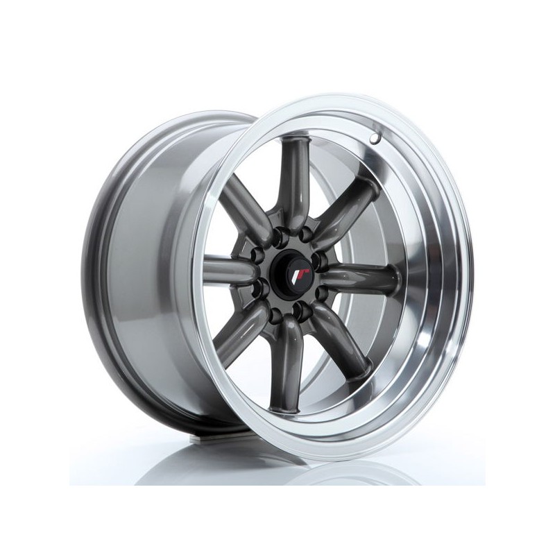 JR Wheels JR19 16x9 ET-15 4x100/114 Gun Metal