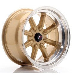 JR Wheels JR19 16x9 ET-25-(-15) BLANK Gold