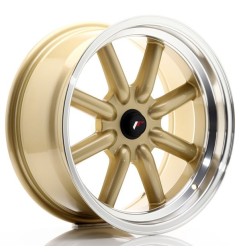 JR Wheels JR19 17x8 ET-20-0 BLANK Gold