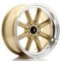 JR Wheels JR19 17x8 ET-20-0 BLANK Gold JR Wheels JR19 17x8 ET-20-0 BLANK Gold