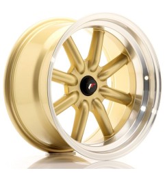 JR Wheels JR19 17x9 ET-25-(-10) BLANK Gold
