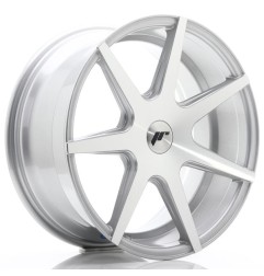 JR Wheels JR20 18x8,5 ET25-40 Blank Silver Machined