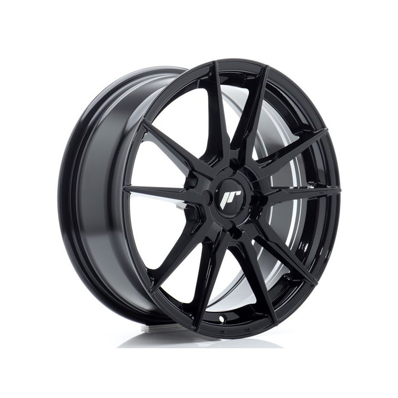 JR Wheels JR21 17x7 ET20-40 4H BLANK Gloss Black JR Wheels JR21 17x7 ET20-40 4H BLANK Gloss Black