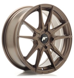 JR Wheels JR21 17x7 ET20-40 4H BLANK Matt Bronze