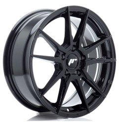 JR Wheels JR21 17x7 ET40 5x100 Gloss Black