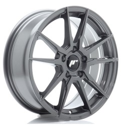 JR Wheels JR21 17x7 ET40 5x100 Hyper Gray