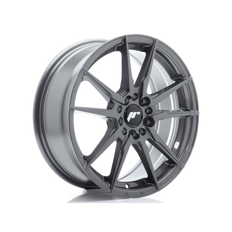 JR Wheels JR21 17x7 ET40 5x108/112 Hyper Gray