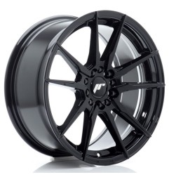 JR Wheels JR21 17x8 ET35 4x100/114 Gloss Black