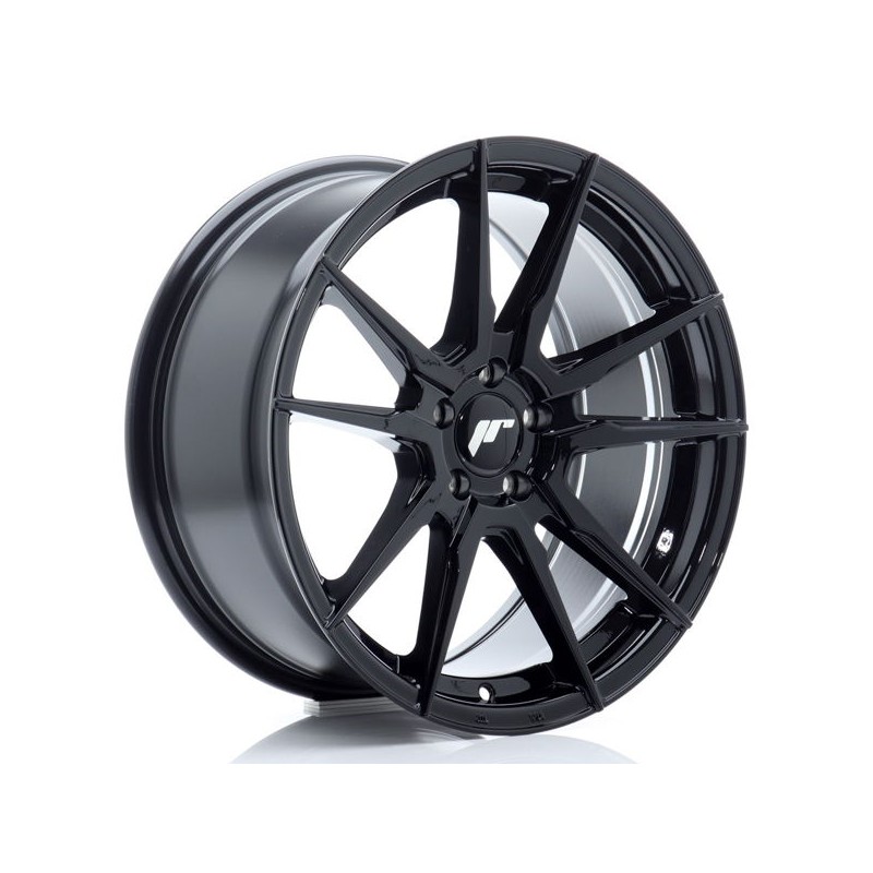 JR Wheels JR21 17x8 ET35 5x100 Gloss Black