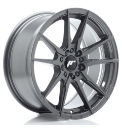JR Wheels JR21 17x8 ET35 5x108/112 Hyper Gray