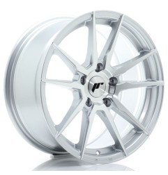 JR Wheels JR21 17x8 ET35 5x120 Silver Machined