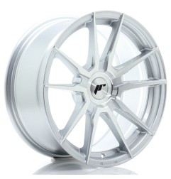 JR Wheels JR21 17x9 ET20-45 BLANK Silver Machined