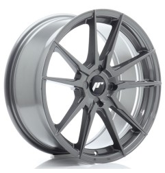 JR Wheels JR21 18x8 ET20-40 4H BLANK Hyper Gray