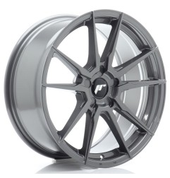 JR Wheels JR21 18x8 ET20-40 5H BLANK Hyper Gray