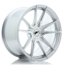 JR Wheels JR21 18x9,5 ET20-40 BLANK Silver Machined Face