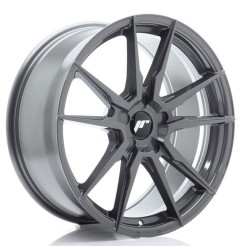 JR Wheels JR21 19x8 ET20-40 5H BLANK Hyper Gray