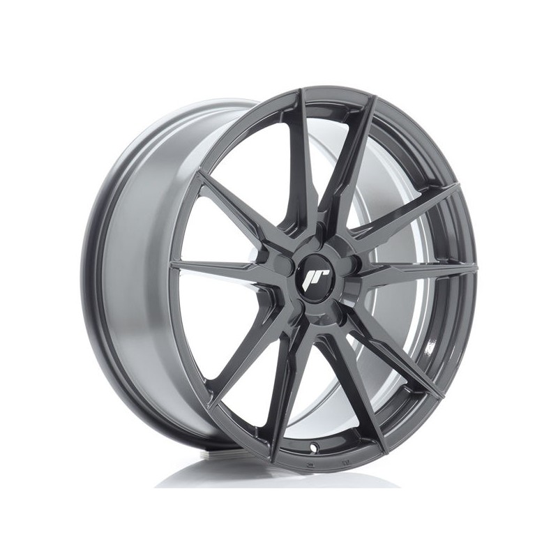 JR Wheels JR21 19x8 ET20-40 5H BLANK Hyper Gray