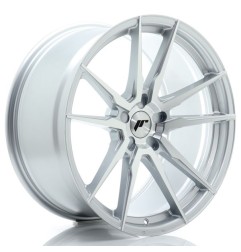 JR Wheels JR21 20x10 ET20-48 5H BLANK Silver Machined Face