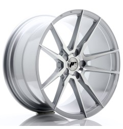 JR Wheels JR21 20x11 ET30-50 5H BLANK Silver Machined Face